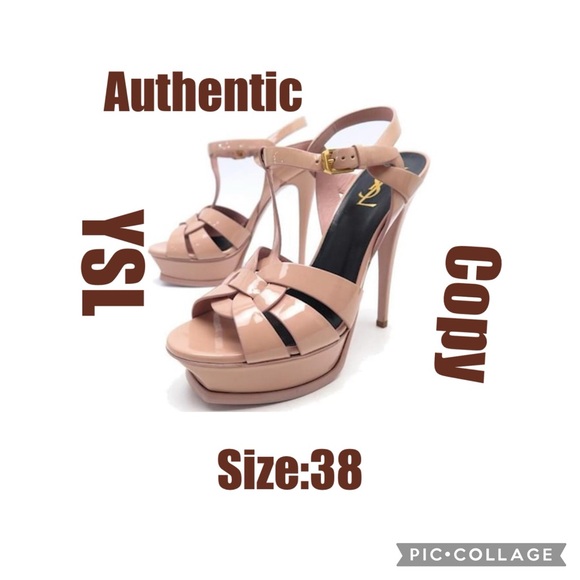 ⭐️💎⭐️HP x 2 ❤️Best in Shoes 11/18/24💎Authentic🆕 NWOB- YSL Tribute Sandals - Picture 3 of 13
